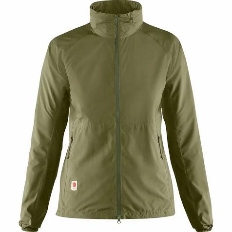 Fjallraven Women High Coast Trekking Jacket Green PH257111 Philippines